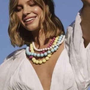 NEW gorjana Light Turquoise Bead Necklace